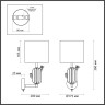 Бра ODEON LIGHT CACTUS 5425/1W