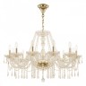 Люстра хрустальная 104/12/300 G Bohemia Ivele Crystal (14 кг)