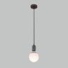 Подвесной светильник со стеклянным плафоном                      Eurosvet  50151/1 черный жемчуг