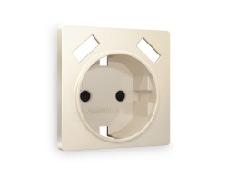 Ambrella Light Лицевая панель для электрической розетки с/з со шторками 2USB A+A QUANT Ambrella Volt ALFA AP3290