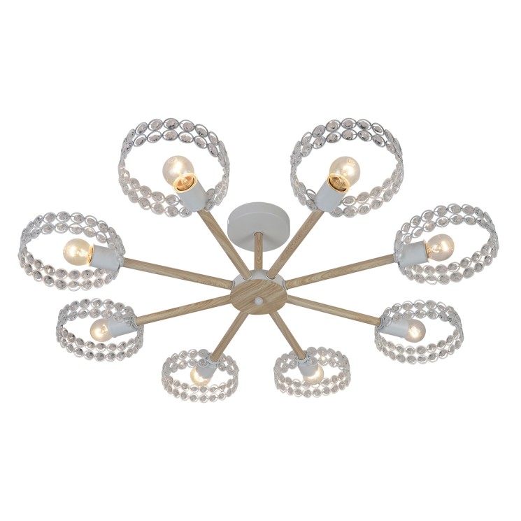 Escada 679/8P E27*60W White/Wood