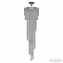 Люстра спираль хрустальная 83111/30IV-100 Ni Bohemia Ivele Crystal (8311)
