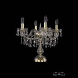 Настольная лампа 1403L/4/141-39 G Bohemia Ivele Crystal (Стеклянный рожок)