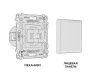 Ambrella Light Комплект механизма 1-клавишного выключателя Ambrella Volt ALFA MA501010