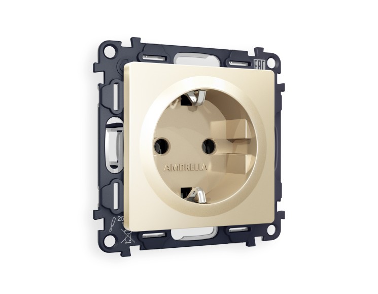 Ambrella Light Комплект механизма электрической розетки Ambrella Volt ALFA MA606010