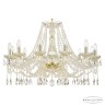 Люстра хрустальная 107/12/300 G Bohemia Ivele Crystal (Стеклянный рожок)