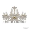 Люстра хрустальная 107/12/300 G Bohemia Ivele Crystal (Стеклянный рожок)