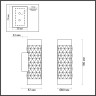 Настенный светильник ODEON LIGHT AD ASTRUM 4286/2W
