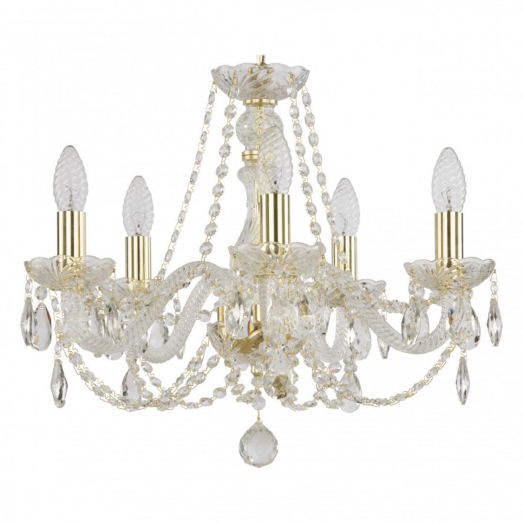 Люстра хрустальная 105/5/165 G Bohemia Ivele Crystal (5 кг)