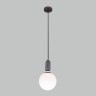 Подвесной светильник со стеклянным плафоном                      Eurosvet  50197/1 черный жемчуг