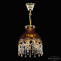 Подвесной светильник с цветным хрусталём 5478/22 G Amber/M-1G Drops K721 Bohemia Ivele Crystal (5478)