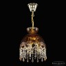 Подвесной светильник с цветным хрусталём 5478/22 G Amber/M-1G Drops K721 Bohemia Ivele Crystal (5478)