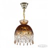 Подвесной светильник с цветным хрусталём 5478/22 G Amber/M-1G Drops K721 Bohemia Ivele Crystal (5478)