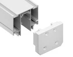 Ambrella Light Заглушка для магнитного шинопровода в натяжной потолок (2шт) Ambrella light TRACK SYSTEM GL3609