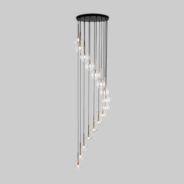 Подвесной светильник со стеклянными плафонами                      TK Lighting  10182 Aurora