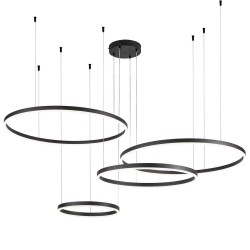 Indigo Подвесной светильник 14001/4P Black