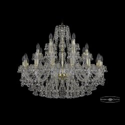 Люстра 1409/16+8+4/300 G Bohemia Ivele Crystal (Стеклянный рожок)