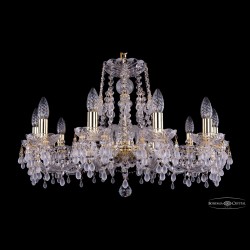 Люстра хрустальная 1410/10/240 G V0300 Bohemia Ivele Crystal (Стеклянный рожок)