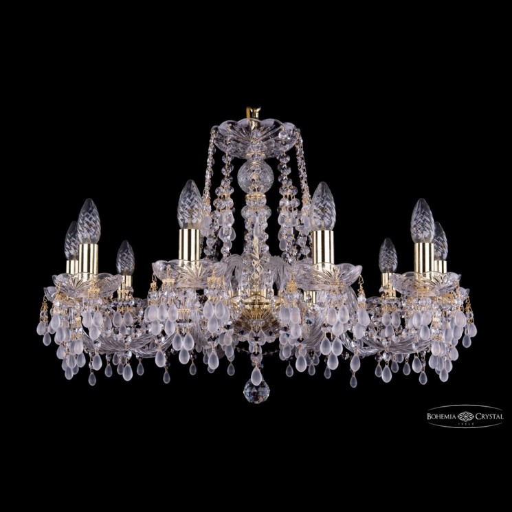 Люстра хрустальная 1410/10/240 G V0300 Bohemia Ivele Crystal (Стеклянный рожок)