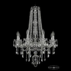 Люстра хрустальная 1415/8/200/h-76 Ni Bohemia Ivele Crystal