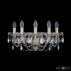 Бра хрустальные 1402B/5/160/XL G Bohemia Ivele Crystal (Стеклянный рожок)