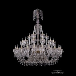 Люстра хрустальная 1403/24+12+6/530/XL-170 G Bohemia Ivele Crystal (Стеклянный рожок)