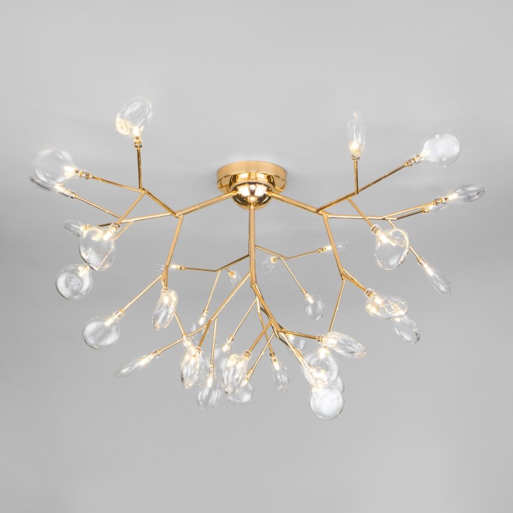 Потолочная люстра со стеклянными плафонами                      Bogate's  566 золото