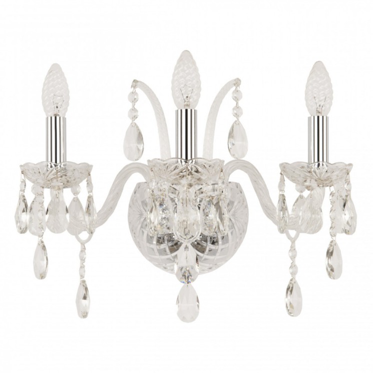 Бра хрустальные 105B/3/141 Ni Bohemia Ivele Crystal (С 2 лампочками и более)