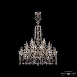Люстра хрустальная 1413/16+8+4/400/XL-163/2d G M801 Bohemia Ivele Crystal (Стеклянный рожок)