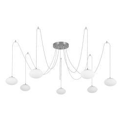 Citilux ATMAN SMART CL226A071 LED RGB Умная подвесная люстра Матовый Хром