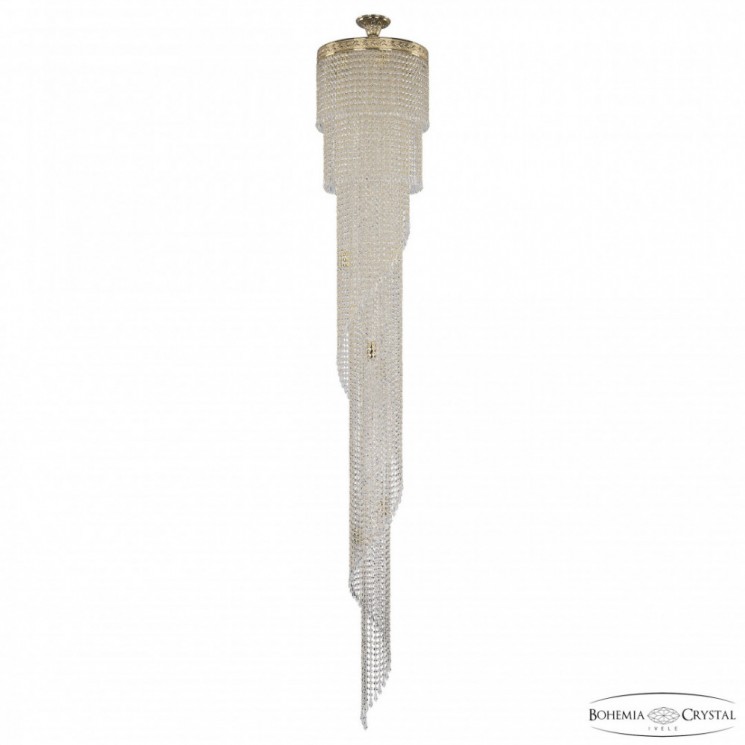 Люстра спираль хрустальная 83111/40IV-250 G Bohemia Ivele Crystal (8311)