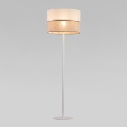 Напольный светильник с тканевым абажуром                      TK Lighting  5241 Linobianco