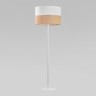 Напольный светильник с тканевым абажуром                      TK Lighting  5241 Linobianco