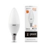 33118 Лампа Gauss LED Elementary Candle 8W E14 3000K 1/10/100