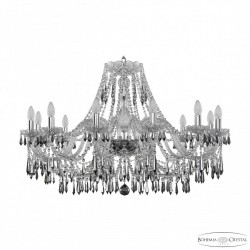 Люстра хрустальная 1403/12/300 Ni K731 Bohemia Ivele Crystal (Стеклянный рожок)