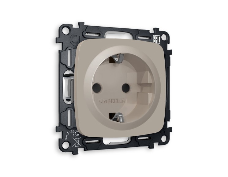 Ambrella Light Комплект механизма электрической розетки Ambrella Volt OMEGA MO367010