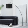Напольный светильник с тканевым абажуром                      TK Lighting  5485 Moby Black