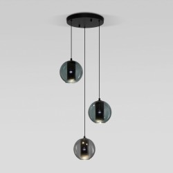 Подвесной светильник                      Eurosvet  50258/3 LED дымчатый/бирюзовый