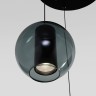 Подвесной светильник                      Eurosvet  50258/3 LED дымчатый/бирюзовый