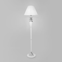 Напольный светильник с тканевым абажуром                      Eurosvet  009 белый