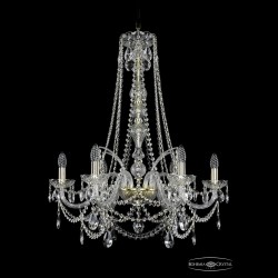 Люстра хрустальная 1411/6/240/h-83 G Bohemia Ivele Crystal (Стеклянный рожок)