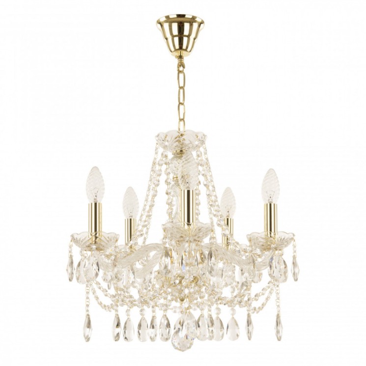Люстра хрустальная 107/5/141 G Bohemia Ivele Crystal (4 кг)