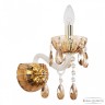 Бра с цветным хрусталём 5413B/1/165 G Amber/M-1H K721 Bohemia Ivele Crystal (С 1 лампочкой)