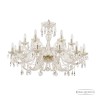 Люстра хрустальная 105/12+6/360 G Bohemia Ivele Crystal (Стеклянный рожок)