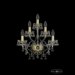 Бра хрустальные 1409B/2+2+1/160 G Bohemia Ivele Crystal (Стеклянный рожок)