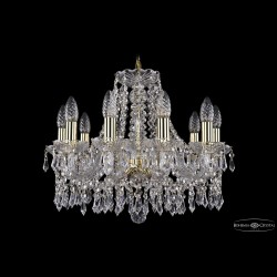 Люстра хрустальная 1403/10/160 G Bohemia Ivele Crystal (Стеклянный рожок)