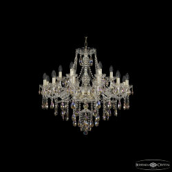 Люстра хрустальная 1415/12+6/300 G K801 Bohemia Ivele Crystal