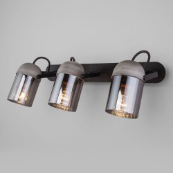 Настенный светильник в стиле лофт                      Eurosvet  20122/3 черный / серый
