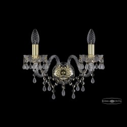 Бра хрустальные 1410B/2/160 G V0300 Bohemia Ivele Crystal (Стеклянный рожок)