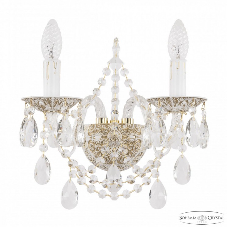 Бра хрустальные AL16311B/2/141 WMG Bohemia Ivele Crystal (Комбинированные)